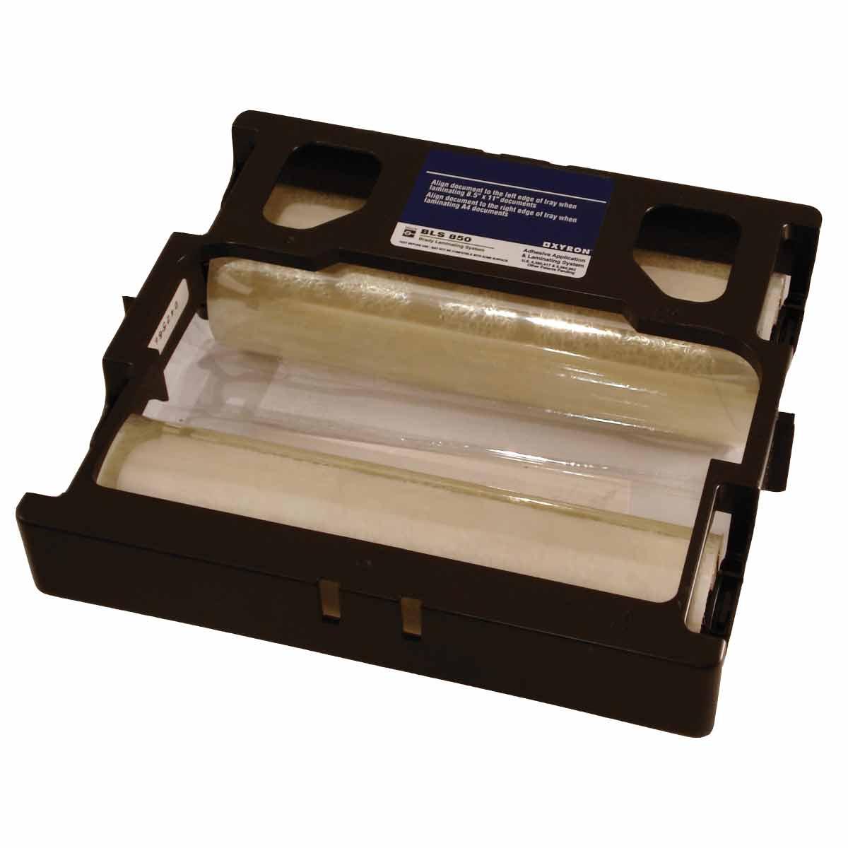 Brady® 20602 2-Sided Rectangular Laminator Cartridge, For Use With Brady® BLS850 Cold Laminator, Polyester, Clear