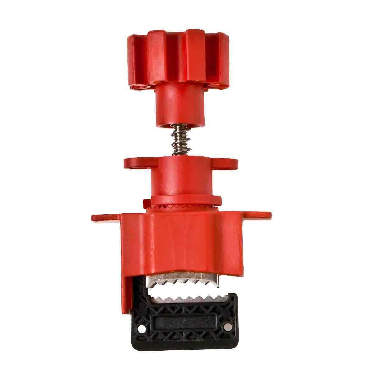 Brady® 50899 Adjustable Large Universal Valve Lockout Base Clamping Unit, Fits Max Handle Size: 1.6 in W x 1.1 in THK, 2 Padlocks, 0 deg F Min Temperature, 250 deg F Max