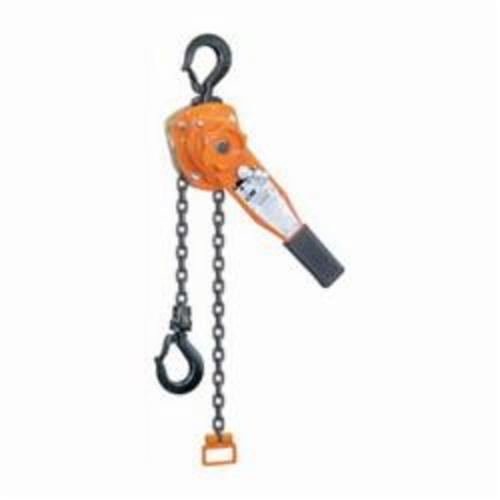 CM® 5310 653 Lever Chain Hoist, 0.75 ton Load, 5 ft H Lifting, 33 lb Rated