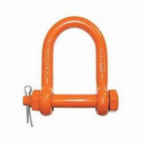 CM® M9151 Long Reach Chain Shackle, 7000 lb Load, 5/8 in, 3/4 in Bolt/Nut/Cotter Pin, Self-Colored