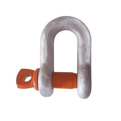 CM® MC746G Chain Shackle, 0.5 ton Load, 1/4 in, 0.31 in Dia Screw Pin, Galvanized