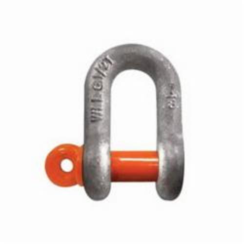 CM® MC750G Chain Shackle, 2 ton Load, 1/2 in, 0.63 in Dia Screw Pin, Galvanized