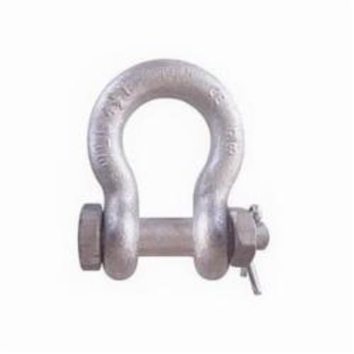 CM® M851G Super Strong Anchor Shackle, 4.5 ton Load, 5/8 in, 3/4 in Dia Bolt/Nut/Cotter Pin, Galvanized