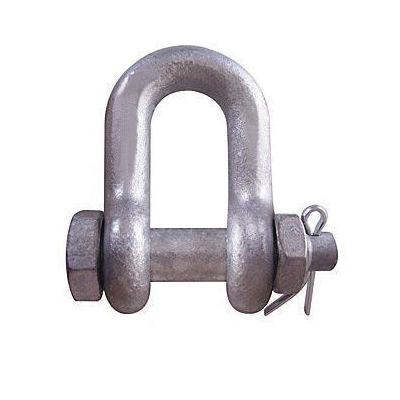 CM® MC950G Chain Shackle, 2 ton Load, 1/2 in, 0.63 in Dia Bolt/Nut/Cotter Pin, Galvanized