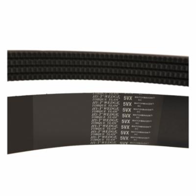ContiTech HY-T® Wedge Torque Team® 20040814 Cogged Banded Belt, 5VX Section, 5/8 in W Top, 75 in L Outside, 0.53 in THK, Polybutadiene