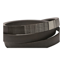 ContiTech HY-T® Plus 20042280 Non-Cogged V-Belt, D Section, 1-1/4 in W Top, 117.137 in L Outside, 3/4 in THK, Styrene Butadiene