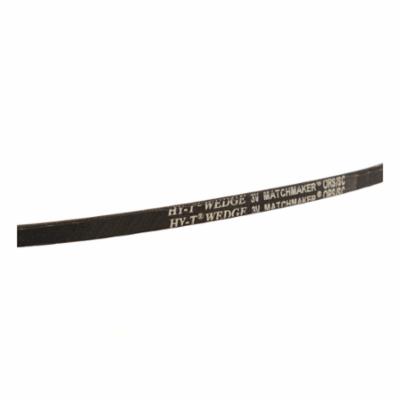 ContiTech HY-T 20042522 Non-Cogged Wedge V-Belt, 3V Section, 3/8 in W Top, 132 in L Outside, 0.31 in THK, Polybutadiene