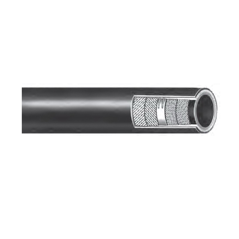 ContiTechPlicord® Super Black Flexwing® 20017564 Petroleum Transfer Hose, 4 in Nominal, 400 ft L, 300 psi Working, Nitrile Synthetic Rubber Tube/Neoprene Synthetic Rubber Cover, Import