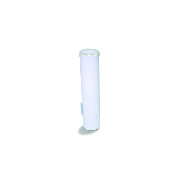 DENTEC SAFETY 11306 Durable Cup Dispanser, Holds 4 to 12 oz Cups, Plastic, Clear/Translucent Blue/White