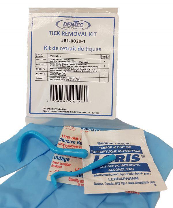 Shield 81-0020-1 Tick Removal Kit, 4 Components, Plastic Case, 4 in H x 6.0 in W x 3 in D