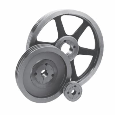Dodge® 110052 Type A2 Sheave, 1-15/16 to 4-15/16 in Taper-Lock® Bore, 14 in OD, 8 Grooves, 13.8 in Dia Pitch, 9.37 in W Face
