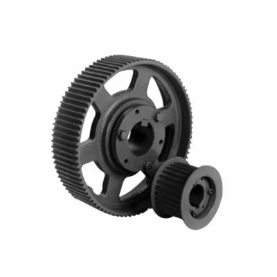 P216-14M-55-F Dodge® 110827 Type D3 HTD Belt Sprocket, 1 to 4 in QD® Bore, 37.786 in OD, 216 Grooves, 37.896 in Dia Pitch, 2-3/4 in W Face