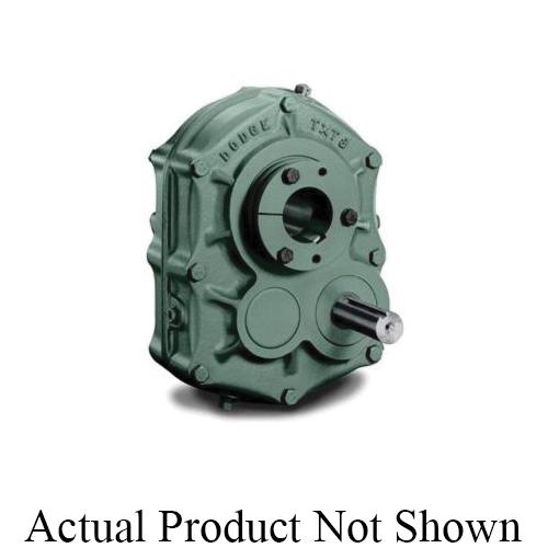 Dodge® Torque-Arm® 241415 TXT Single Reduction Speed Reducer, Taper Bushing Output, 4.49 hp, 5:1 Gear Ratio, 400 rpm Maximum Output