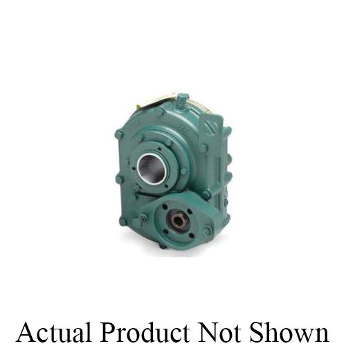 Dodge® 255202 HXT Single Reduction Speed Reducer, Solid Shaft Input, Taper Bushing Output, 23.1 hp, 5:1 Gear Ratio, 14552 in-lb Torque Rating