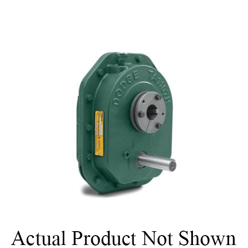 Dodge® Torque-Arm® II 905004 TA Series Heavy-Duty Single and Double Reduction Speed Reducer, Solid Shaft Input, Taper Bushing Output, 40 hp, 5:1 Gear, 400 rpm Maximum Output