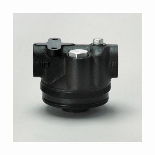 Donaldson® P574242 Hydraulic Head Assembly With 51 psi Bypass Valve and O-Ring, 100 gpm, 600 psi, SAE-12 Port, For Use With W061 In-Line Cartridge Filter, Cast Iron Head/Buna-N® Seal