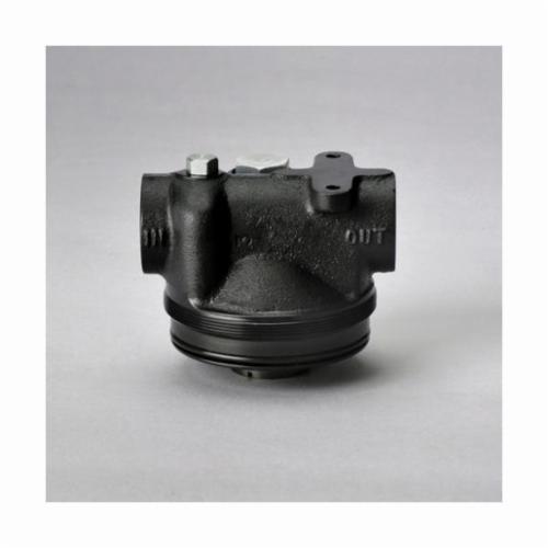 Donaldson® P575929 Hydraulic Head Assembly With 25 psi Bypass Valve and O-Ring, 100 gpm, 600 psi, SAE-16 Port, For Use With W061 In-Line Cartridge Filter, Cast Iron Head/FKM Seal