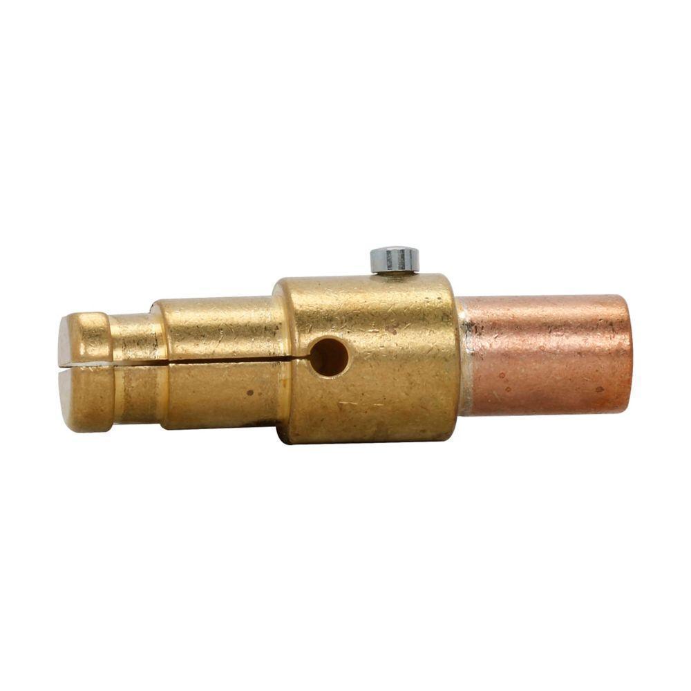 Crouse-Hinds Cam-Lok™ A200036-18 Plug Contact, For Use With Cam-Lok™ J Series E-Z1016/E1016/E1018 Crimp Non-Vulcanized Male Plug, 2 to 1 AWG Cable, 600 VAC/VDC, 190 A, NEMA 3R, Crimp Connection, Brass