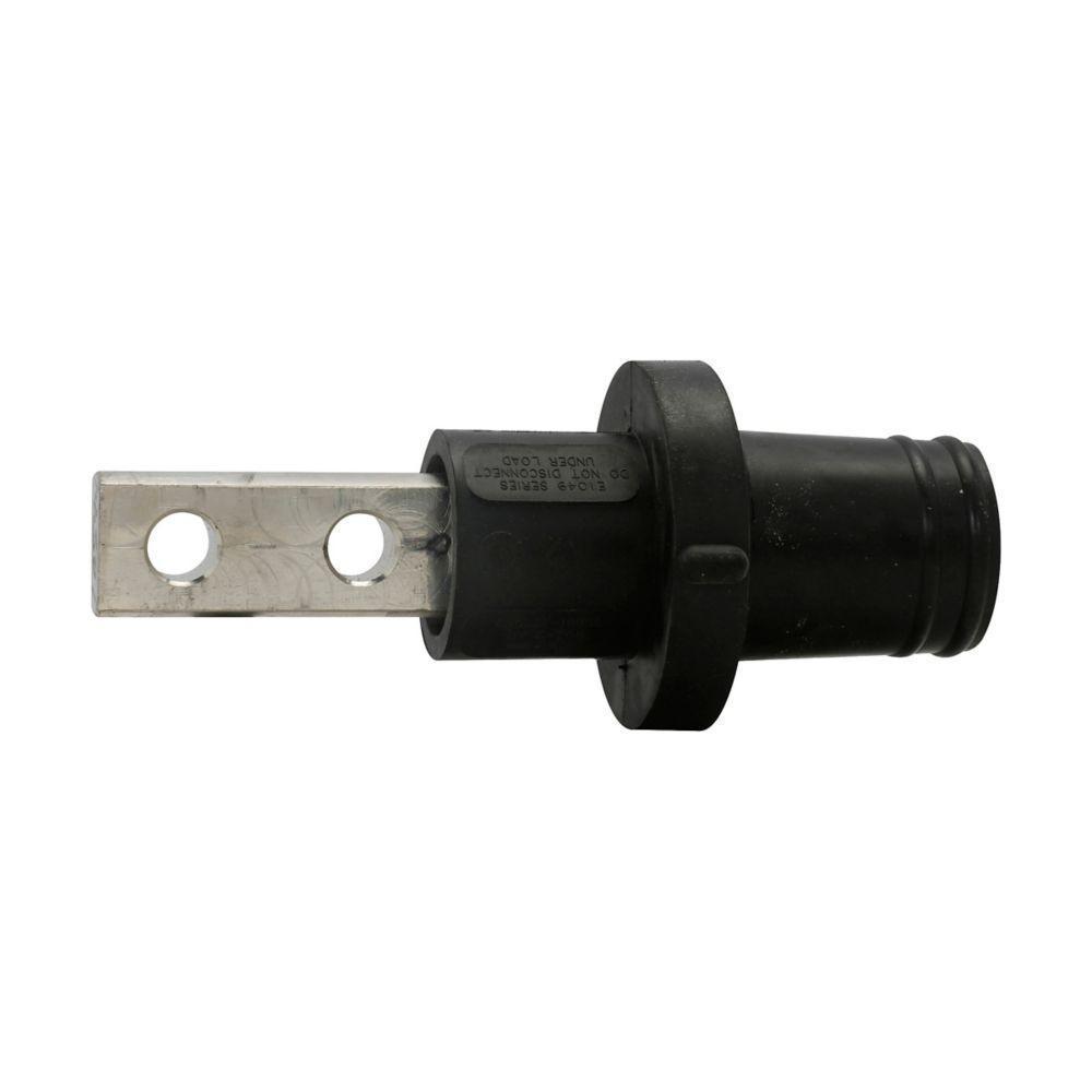 Crouse-Hinds A201099-10 2-Hole Male Busbar Contact Assembly, For Use With Roughneck™ E1049 Receptacle, 313 to 777 kcmil Cable, 1000 VAC/VDC, 1135 A, NEMA 3, -40 to 125 deg C, Copper Alloy, Yellow