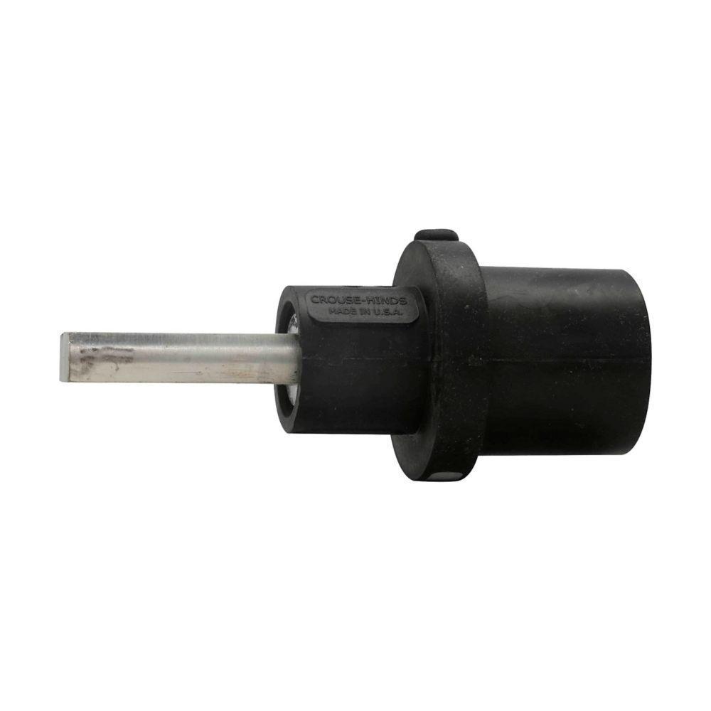 Crouse-Hinds A201108-10 2-Hole Female Busbar Contact Assembly, For Use With Roughneck™ E1049 Receptacle, 313 to 777 kcmil Cable, 1000 VAC, 1135 A, -40 to 125 deg C, Copper Alloy, Yellow