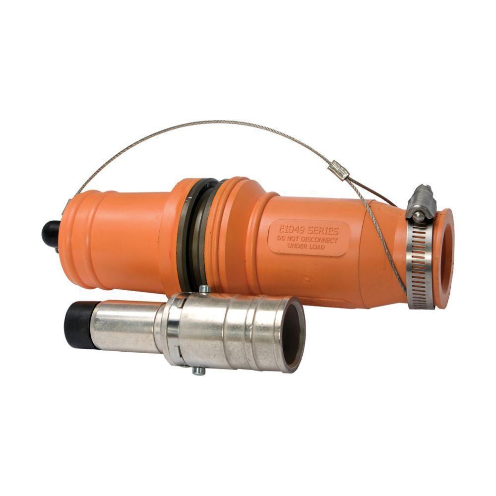 Crouse-Hinds Roughneck™ E1049-12 E1049 Series Male Plug, 1000 VAC/VDC, 1009 A, 646 kcmil Wire, Hexagon Crimp/Solder Connection, NEMA 3 NEMA Rating