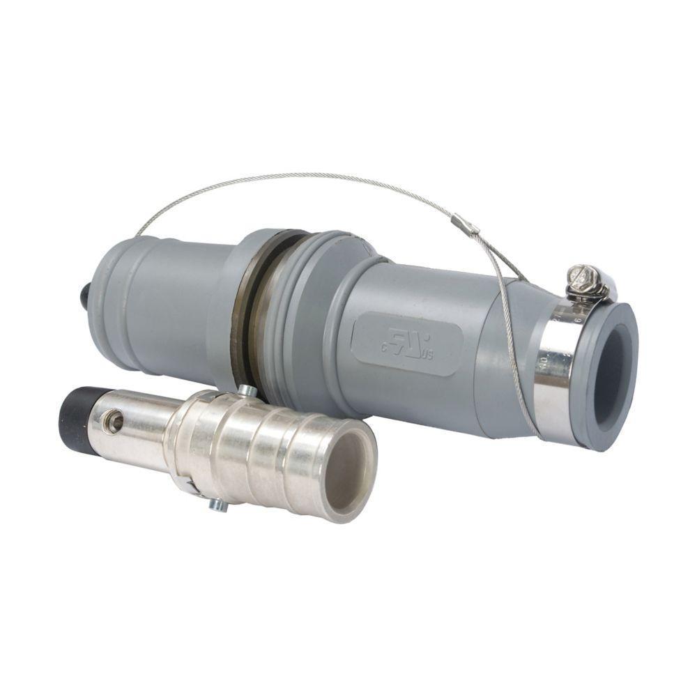 Crouse-Hinds Roughneck® E1049-1 E1049 Male Single Pole Plug, 1000 VAC/VDC, 898 A, 535 kcmil Wire, Hexagonal Crimp/Solder, NEMA 3