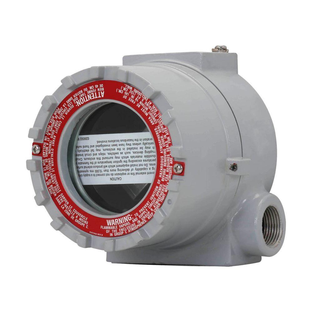 Crouse-Hinds EV2IH20 Explosionproof Photocell, 120 VAC, 35 to 400 W Tungsten, 400 VA Ballast, Flush Mount, Thermoplastic Polyester