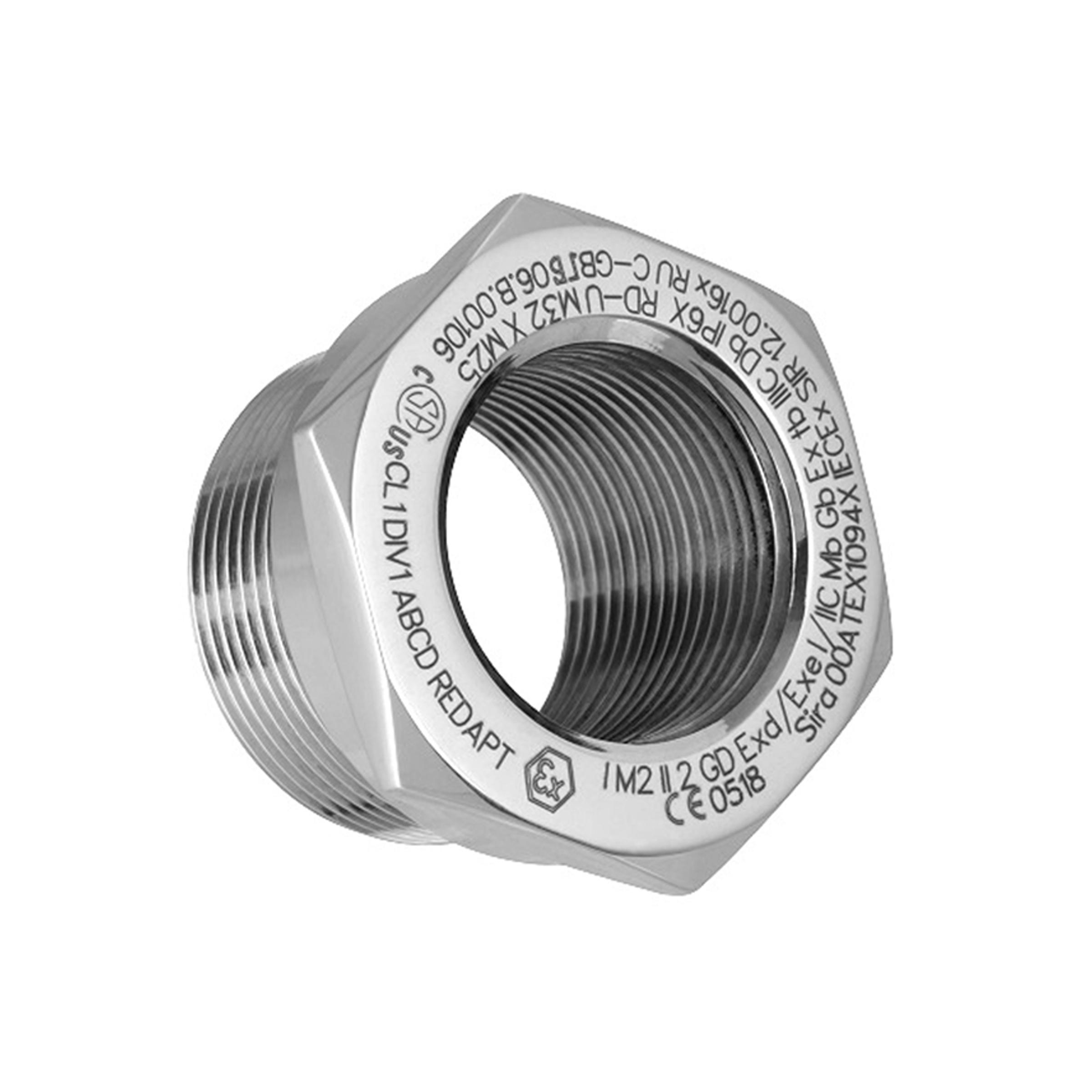 Crouse-Hinds RDU303105 Cable Gland Adapter, Stainless Steel