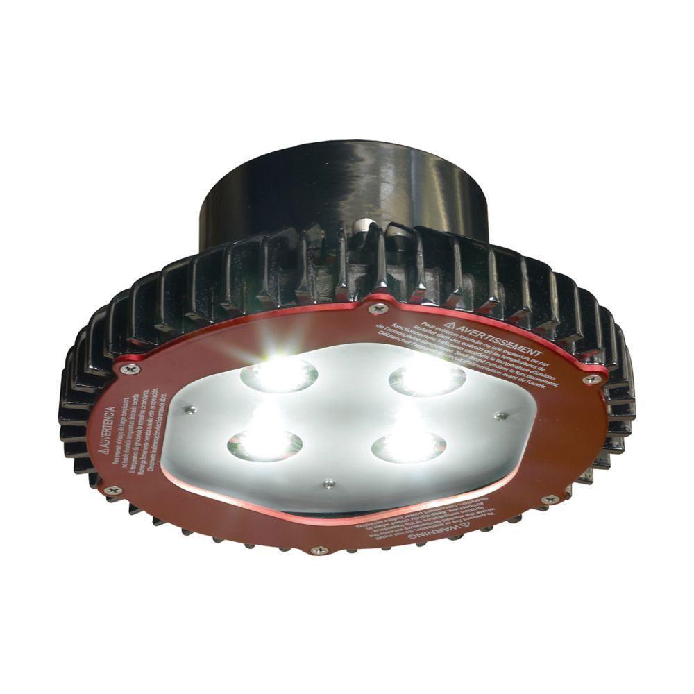 Crouse-Hinds Vaporgard® VLHR Fixture Adapter Cover, For Use With Vaporgard® Series LED Luminaire, Wall Mount, Copper-Free Aluminum