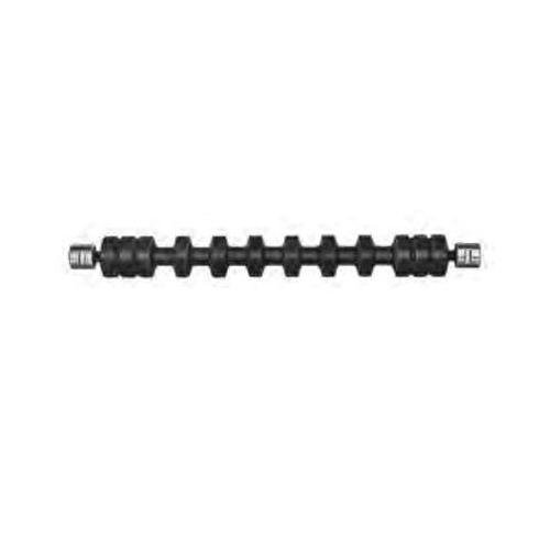 Crouse-Hinds X5525-12A LR-107 Grease Type Slotted Standard Duty Return Idler, Exceeds B5 CEMA Rating, 1-1/4 in Dia Roll, Steel Encapsulated Rubber