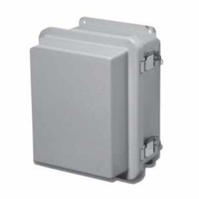 Cutler-Hammer FRCJHP100806 Raised Hinged Cover With Padlock Latch, For Use With Padlock Latch, Fiberglass