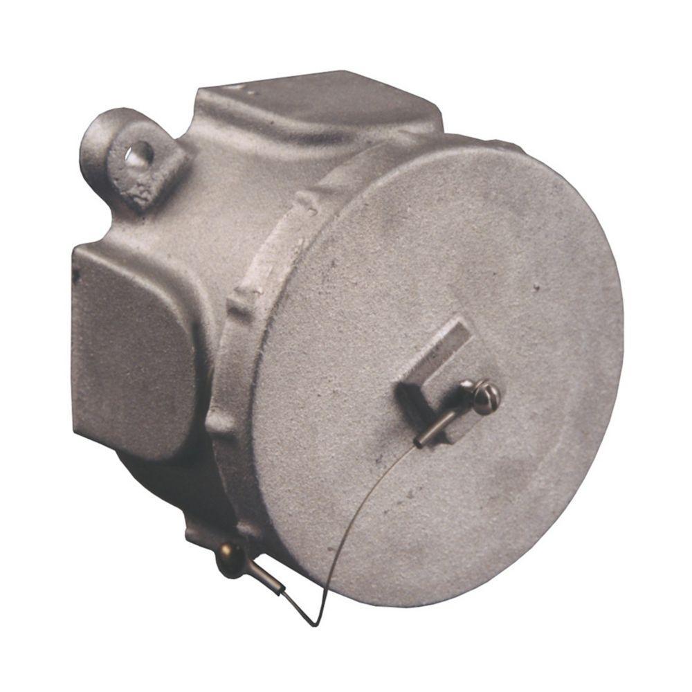 Crouse-Hinds Pauluhn ProJbx 562BT4 Terminal Box With 4-Pole T-Block, Neoprene Gasket, Cast Marine Brass, 4-1/4 in L x 2-3/8 in W x 4-1/4 in H