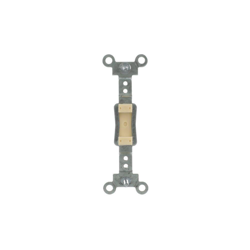 EATON Arrow Hart™ Eaton Wiring Devices 756V Sub-Frame Blank Insert and Strap, For Use With Toggle Wallplate and Switch Plate, Metal, Ivory