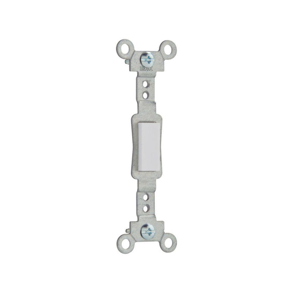 EATON 756W Blank Toggle Insert, For Use With 4751660 Toggle Wallplate, Metal, White