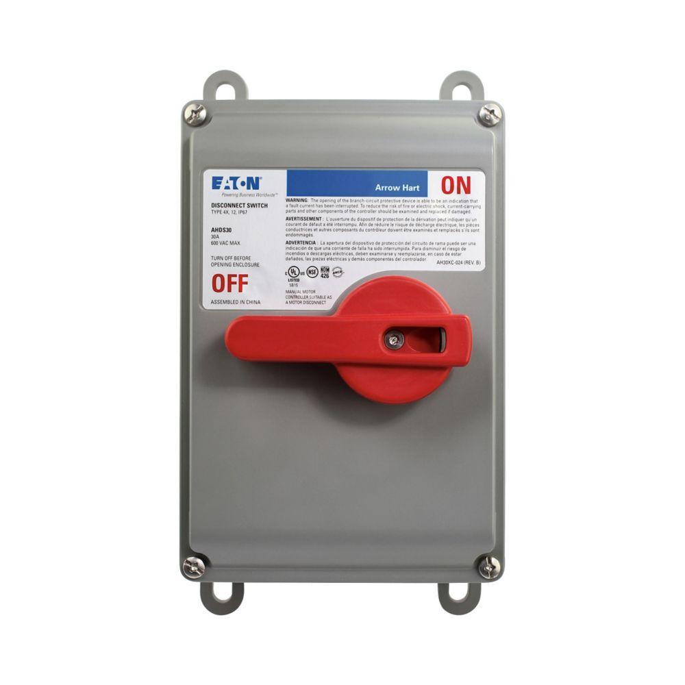 EATON AHDS100RS Replacement Switch, For Use With Motor Controllers