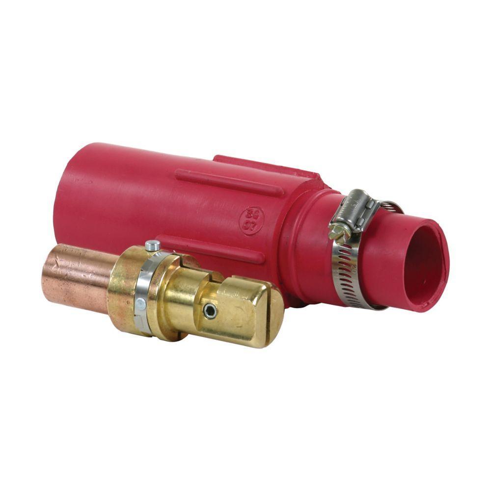 Crouse-Hinds Cam-Lok™ E1017-26 J/E1017 Series 1-Pole Vulcanized Male Plug, 600 VAC/VDC, 445 A, 350 kcmil Wire, Crimped Connection, NEMA 3R NEMA Rating
