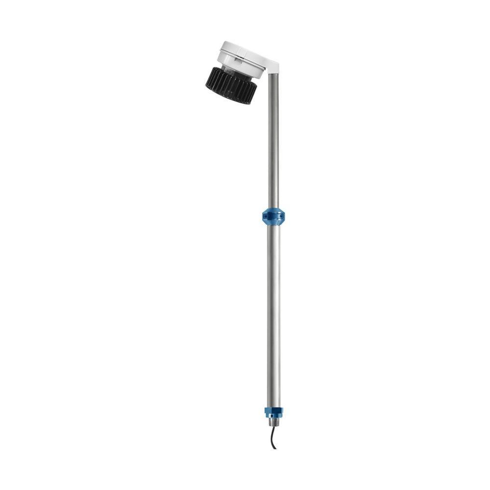 Crouse-Hinds LMB-FL40 Stanchion Mount, For Use With V-Spring® Telescoping Safety Light Pole, Floodlight Bolt-On, Steel, Gray
