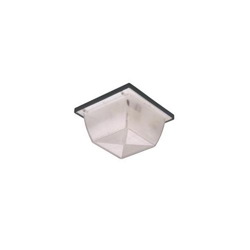 Crouse-Hinds Pauluhn™ ProSurf Meridian/ml 1138A Shallow Ceiling Fixture, (2) Incandescent Lamp, 250 VAC, Electrostatic Wrinkle Black Polyester Powder Coated Housing
