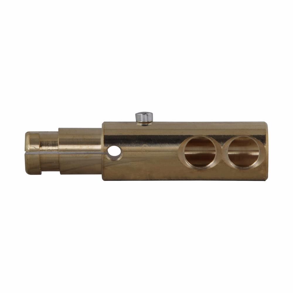 Crouse-Hinds A200630-1 Plug Contact, For Use With Cam-Lok™ J-Series E-Z1016/E1016 Double Set Screw Non-Vulcanized Male Plug, 2 to 2/0 AWG Cable, 600 VAC/VDC, 300 A, NEMA 3R, -40 to 105 deg C, Brass