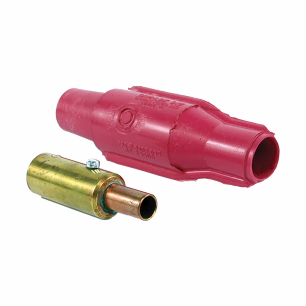 Crouse-Hinds Cam-Lok™ E1016-56 J/E1016 Series 1-Pole Vulcanized Female Plug, 600 VAC/VDC, 190 A, 2 to 1 AWG Wire, Crimped Connection, NEMA 4 NEMA Rating