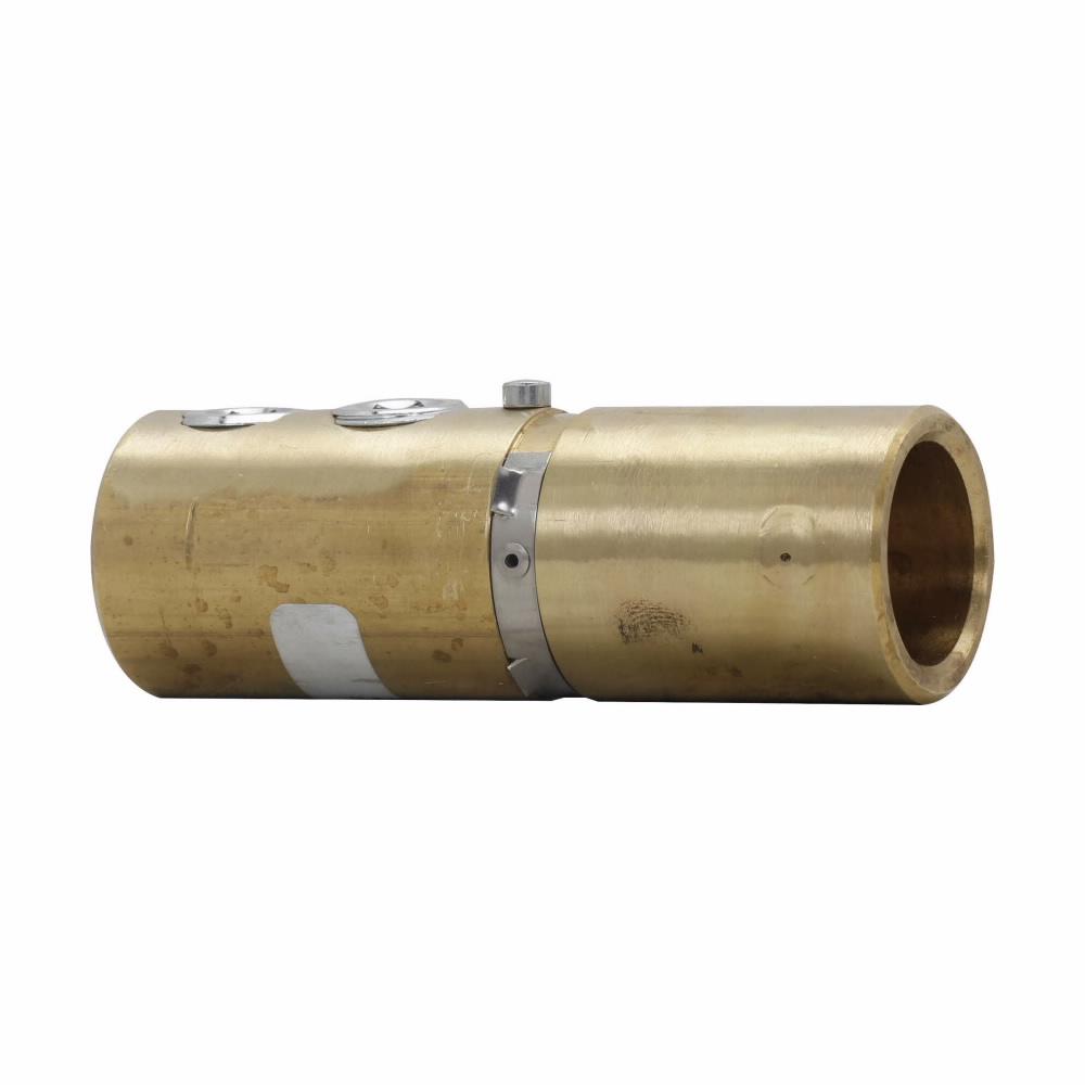 Crouse-Hinds Cam-Lok™ A200614-2 Non-Vulcanized Plug Contact, 600 VAC/VDC, -40 to 105 deg C, 350 to 500 MCM Wire, Double Set Screw Connection, For Use With Cam-Lok™ J Series E1017 Female Plug, Brass