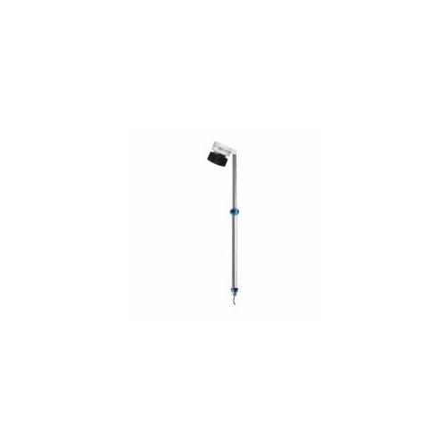 Crouse-Hinds LMB-WP40 Multi-Purpose Vertical Stanchion Mount, For Use With V-Spring® Telescoping Safety Light Pole, Bolt-On, Steel, Gray