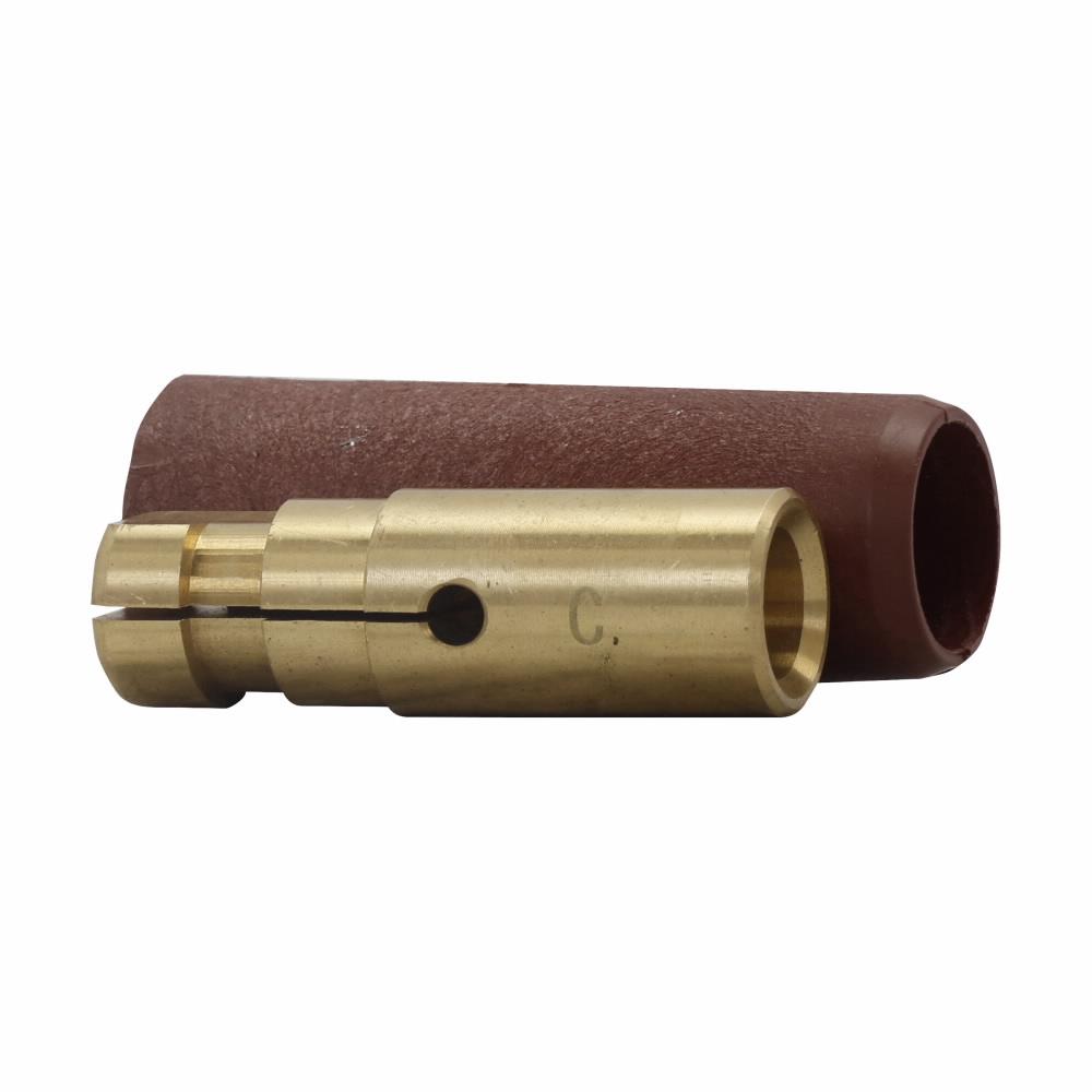 Crouse-Hinds Cam-Lok™ E1012-102 F/E1012 Series 1-Pole Male Plug, 120 VAC, 315 A, 2 to 1/0 AWG Wire, Solder Connection, NEMA 1 NEMA Rating