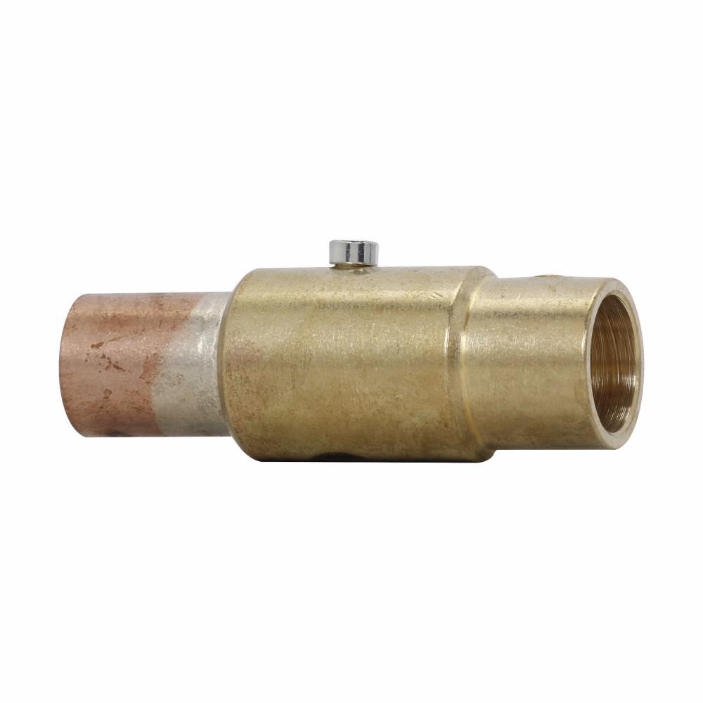 Crouse-Hinds Cam-Lok™ A200035-2 Vulcanized Plug Contact, For Use With Cam-Lok™ J Series E1016 Female Plug, 600 VAC/VDC, 315 A, -40 to 105 deg C, 3/0 to 4/0 AWG Wire, Crimp Connection, Brass
