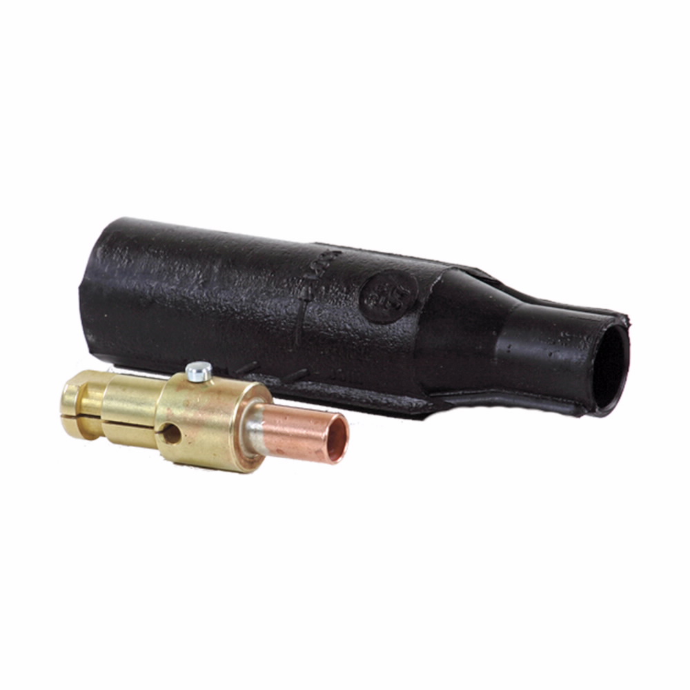 Crouse-Hinds Cam-Lok™ E1016-11 J/E1016 Series 1-Pole Vulcanized Male Plug, 600 VAC/VDC, 190 A, 2 to 1 AWG Wire, Crimped Connection, NEMA 4 NEMA Rating