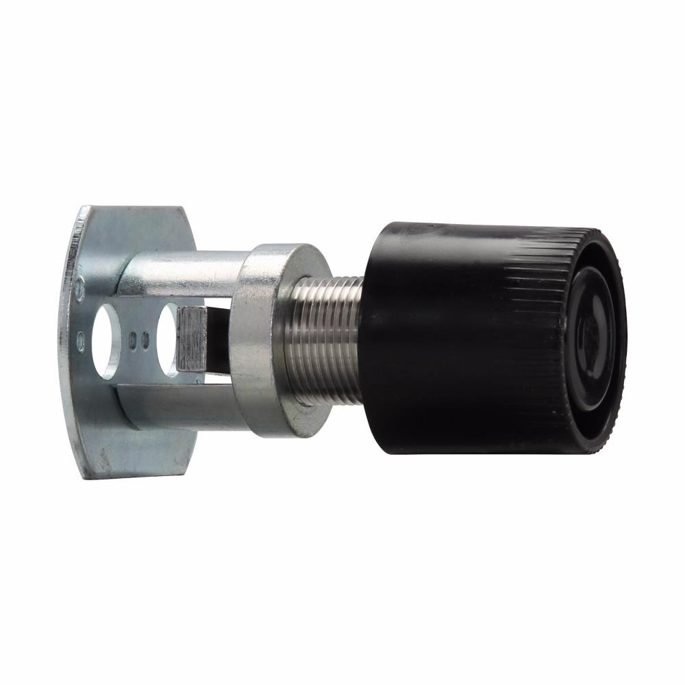 Crouse-Hinds FlexStation™ DEV12 1-Button Standard Pushbutton Front Operator, 2 Contacts, Black