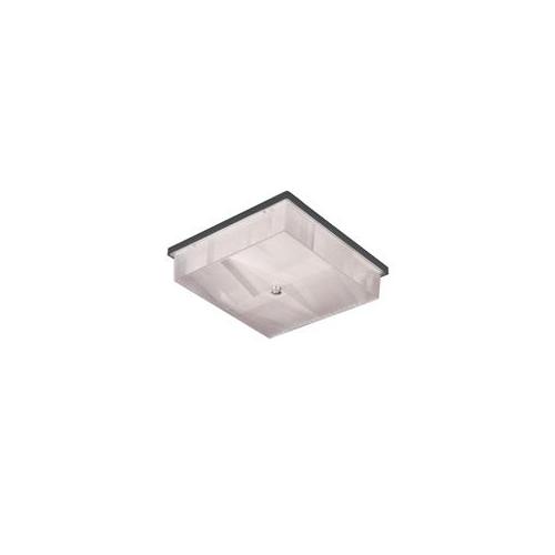 Crouse-Hinds Pauluhn™ ProSurf Meridian/ml F1143A-26 Ceiling Fixture, (2) CFL Lamp, 120 VAC, Electrostatic Wrinkle Black Polyester Powder Coated Housing