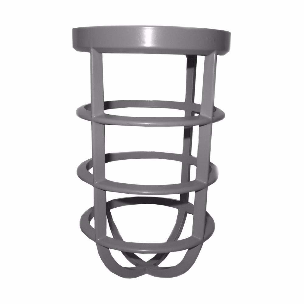Crouse-Hinds TP7474 Bayonet Mount Wire Guard, For Use With 100 W Vaporproof Incandescent Fixture, Die Cast Zinc, Gray