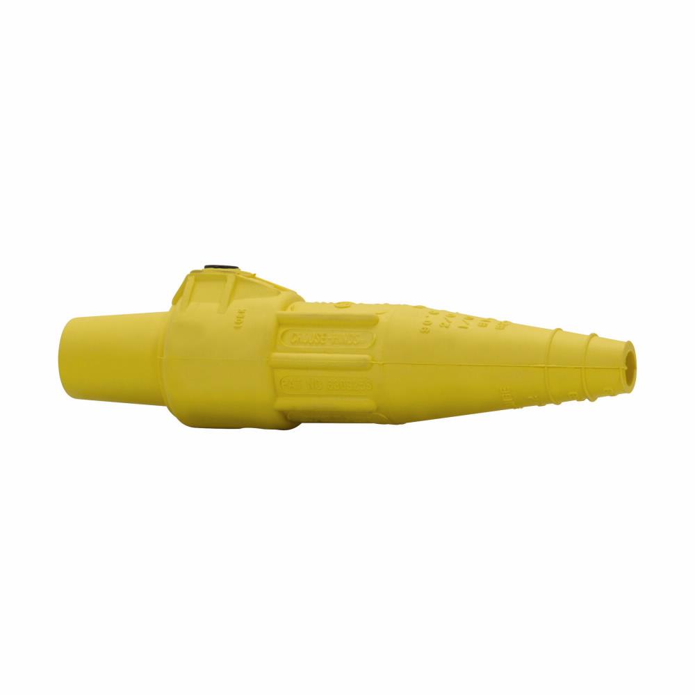 Crouse-Hinds Cam-Lok™ E-Z200075-24 J Series E-Z1016 Insulator Non-Vulcanized Single Pole Plug, 600 VAC/VDC, 2 to 2/0 AWG Wire, NEMA 3R/4 NEMA Rating