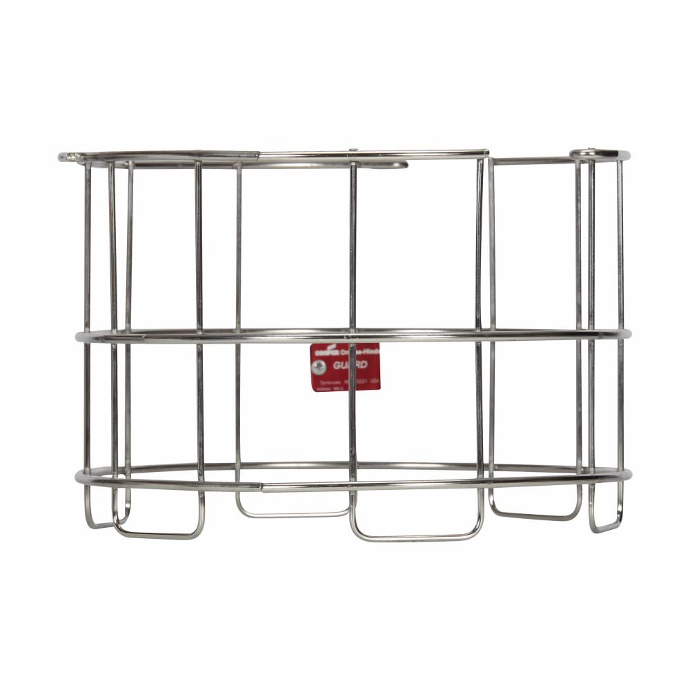 Crouse-Hinds HazardGard® EV511 Medium Light Fixture Guard, For Use With EVLP HazardGard® Low Profile Medium Base HID Luminaire, Stainless Steel